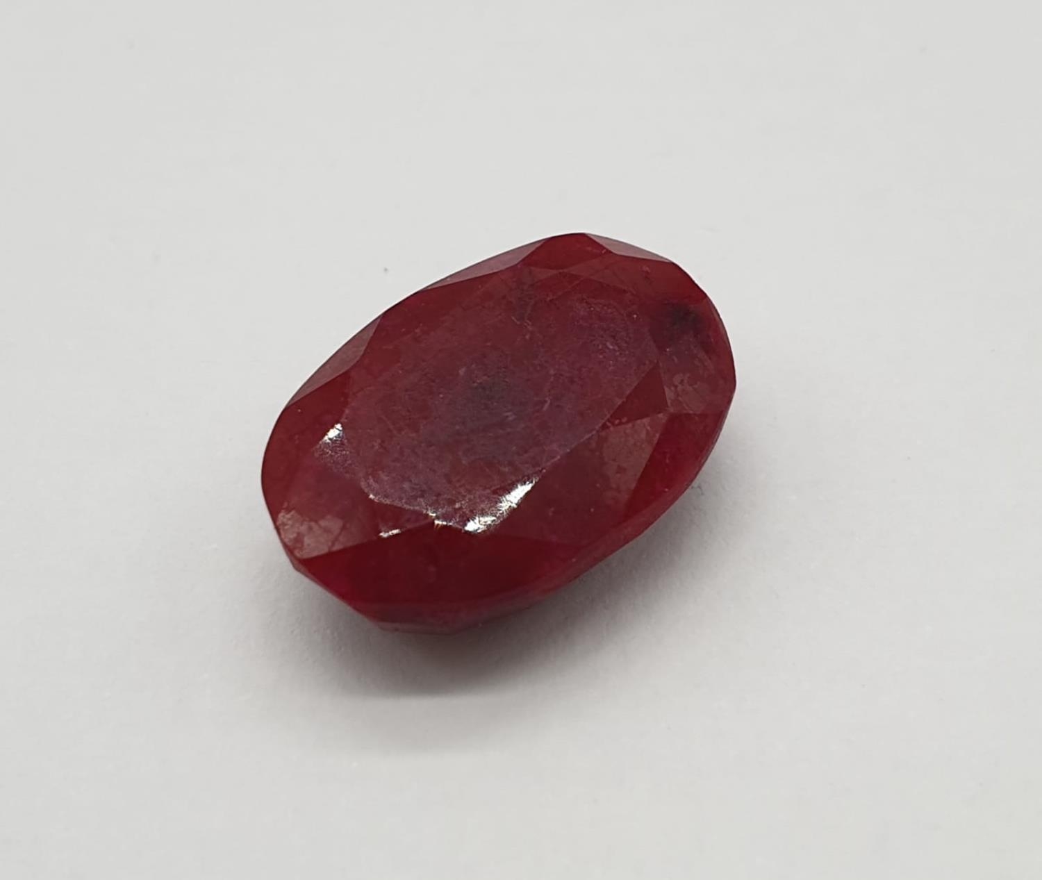 13.68ct Ruby Gemstone IDT CERTIFICATED - Image 3 of 5