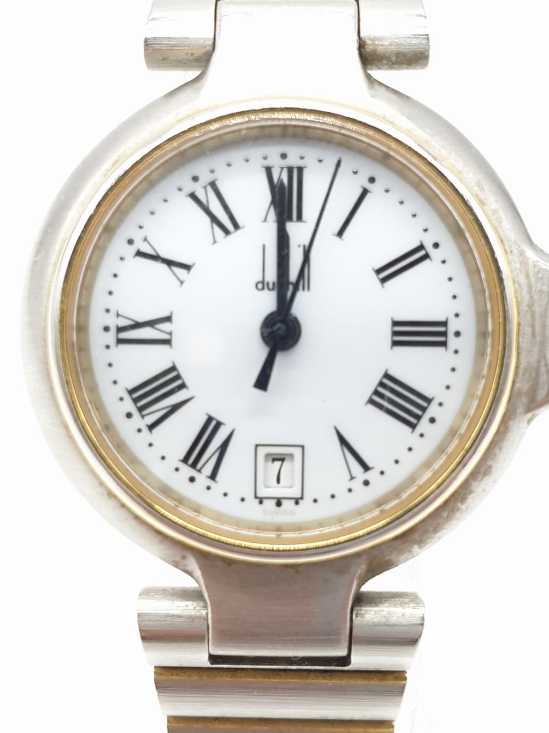 Ladies Dunhill Quartz Watch with Metal Strap, White Face & Roman Numerals. New and Unworn. - Image 3 of 4