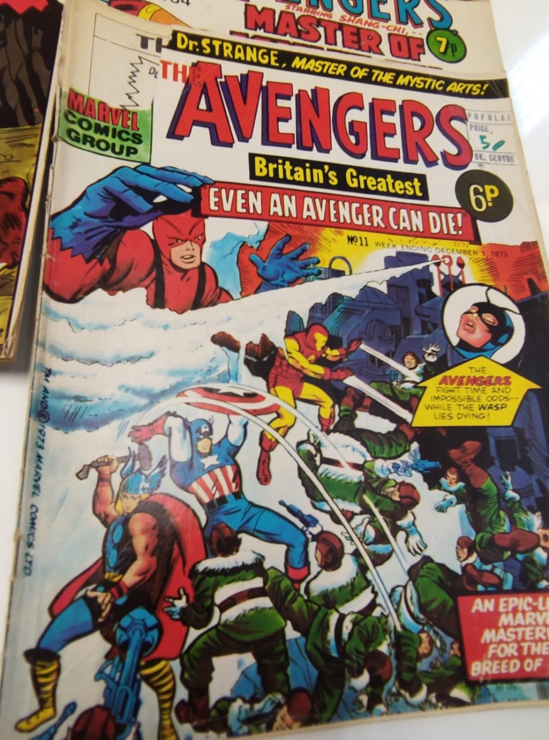 17 editions of Vintage 'The Avengers' Marvel Comics. - Image 3 of 12