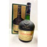 Courvoisier V.S.O.P Cognac. In original box. 1 litre.