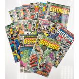 15 editions of 'The Defenders'. 1970's Marvel Comics.