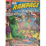 7 editions of vintage Rampage Comics 'The Daring Defenders.