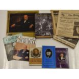 Collection of Churchill Memorabilia including three original newspapers Jan 25th 1965 and 31st Jan