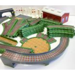 Vintage Thomas & Friends Train Track featuring turntable, engine shed and 2 bridges.