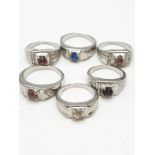 Mixed bag of costume rings (20-30 RINGS)