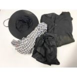 Vietcong ?Black Pyjama? Fighting Suit. Inc boonie hat with original badge and guerrilla scarf.