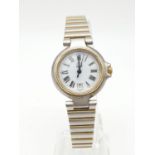 Ladies Dunhill Quartz Watch with Metal Strap, White Face & Roman Numerals. New and Unworn.