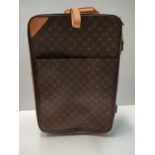 Louis Vuitton, Pegase 55 Cabin Suitcase in brown monogram. Excellent condition. 60cm high.