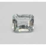 4.49ct Aquamarine gem GJSPC CERTIFIED