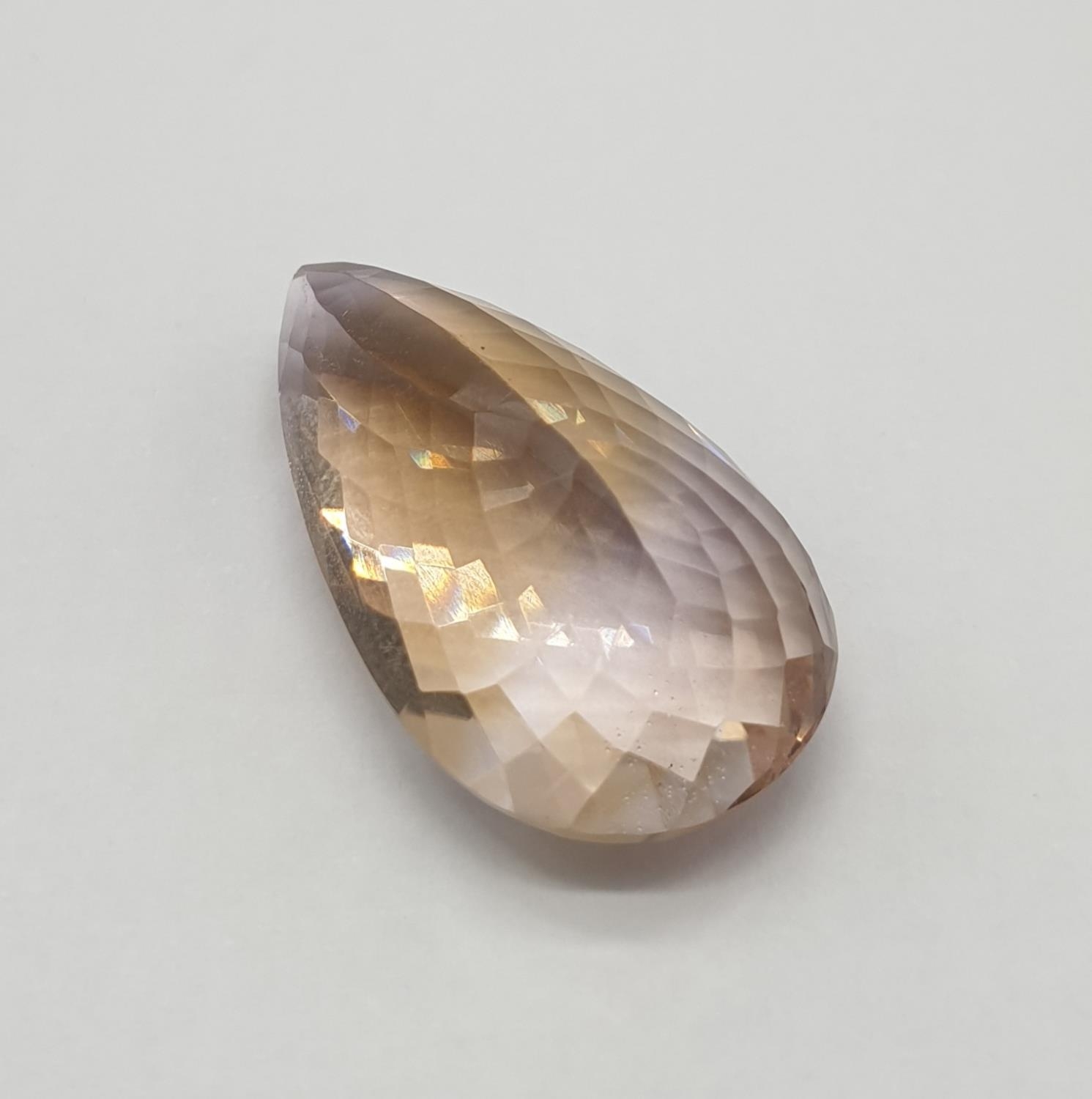 22.14ct Ametrine Pear Shape ITLGR CERTIFIED - Image 4 of 7