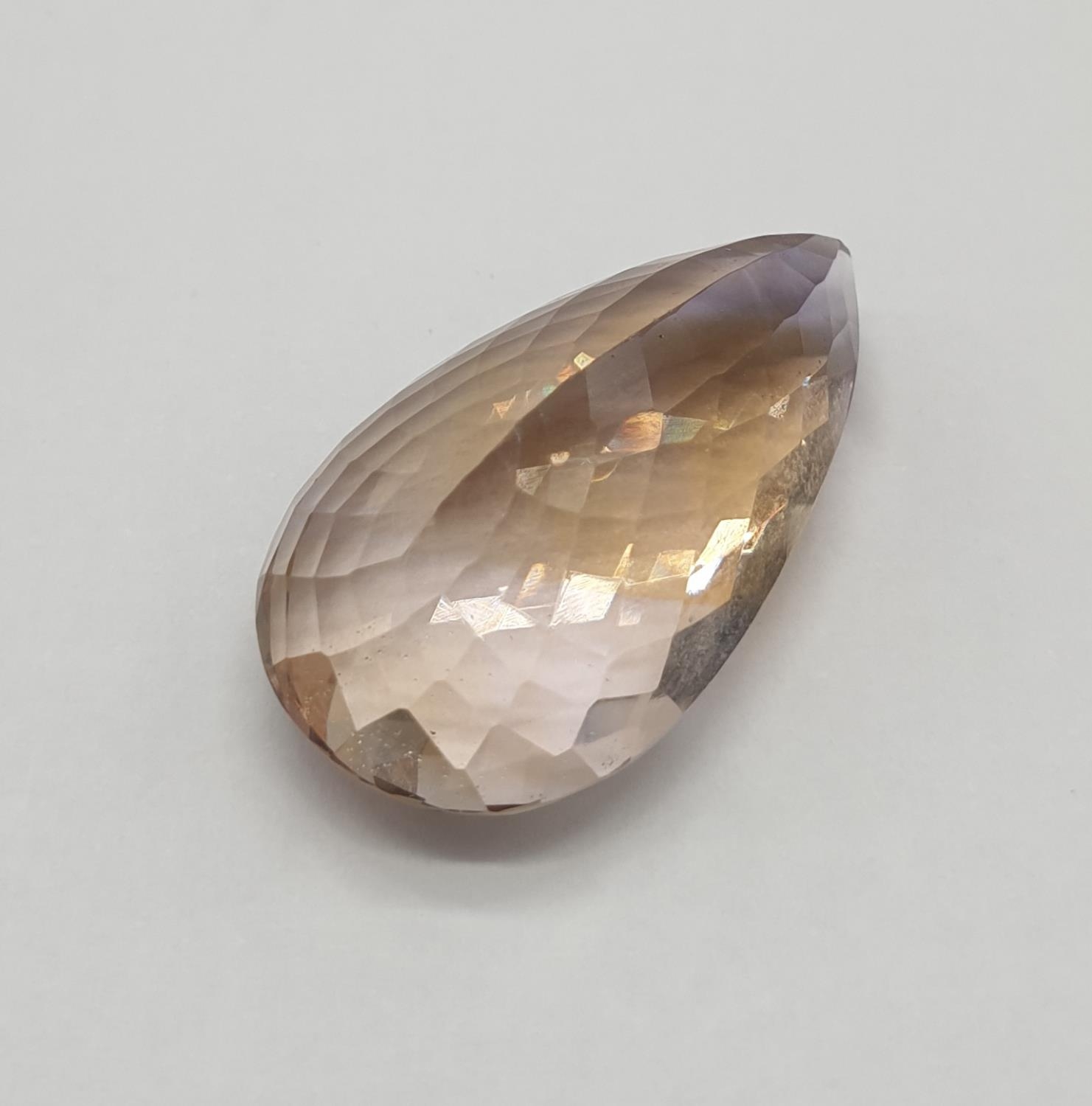 22.14ct Ametrine Pear Shape ITLGR CERTIFIED - Image 5 of 7