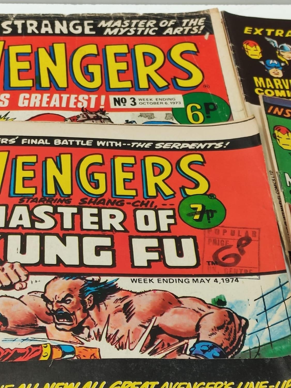 17 editions of Vintage 'The Avengers' Marvel Comics. - Image 8 of 12