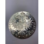 Silver Marie Theresa Thaler coin showing date 1780 ,excellent condition.