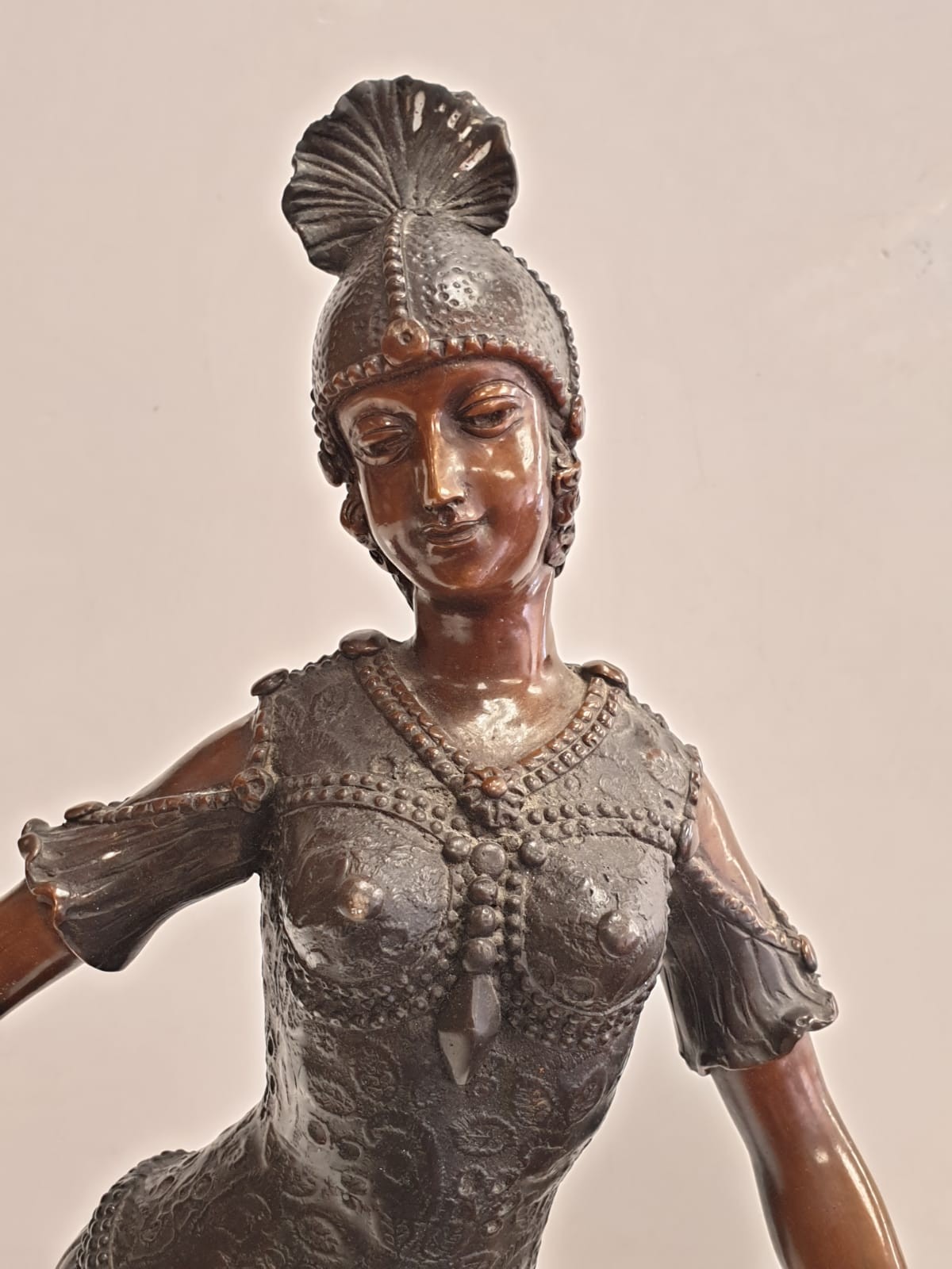 Bronze art deco figure possible of Isadore Duncan, circa 1920's. Height 60cm, 5kg in weight - Image 3 of 20