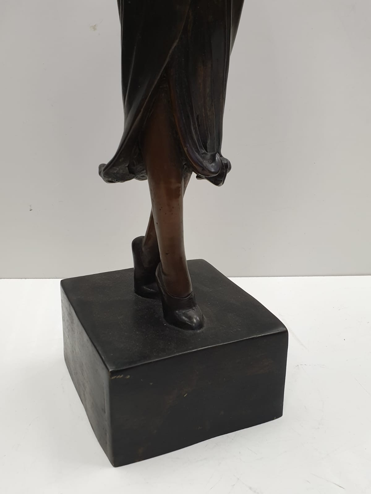 Bronze art deco figure possible of Isadore Duncan, circa 1920's. Height 60cm, 5kg in weight - Image 18 of 20