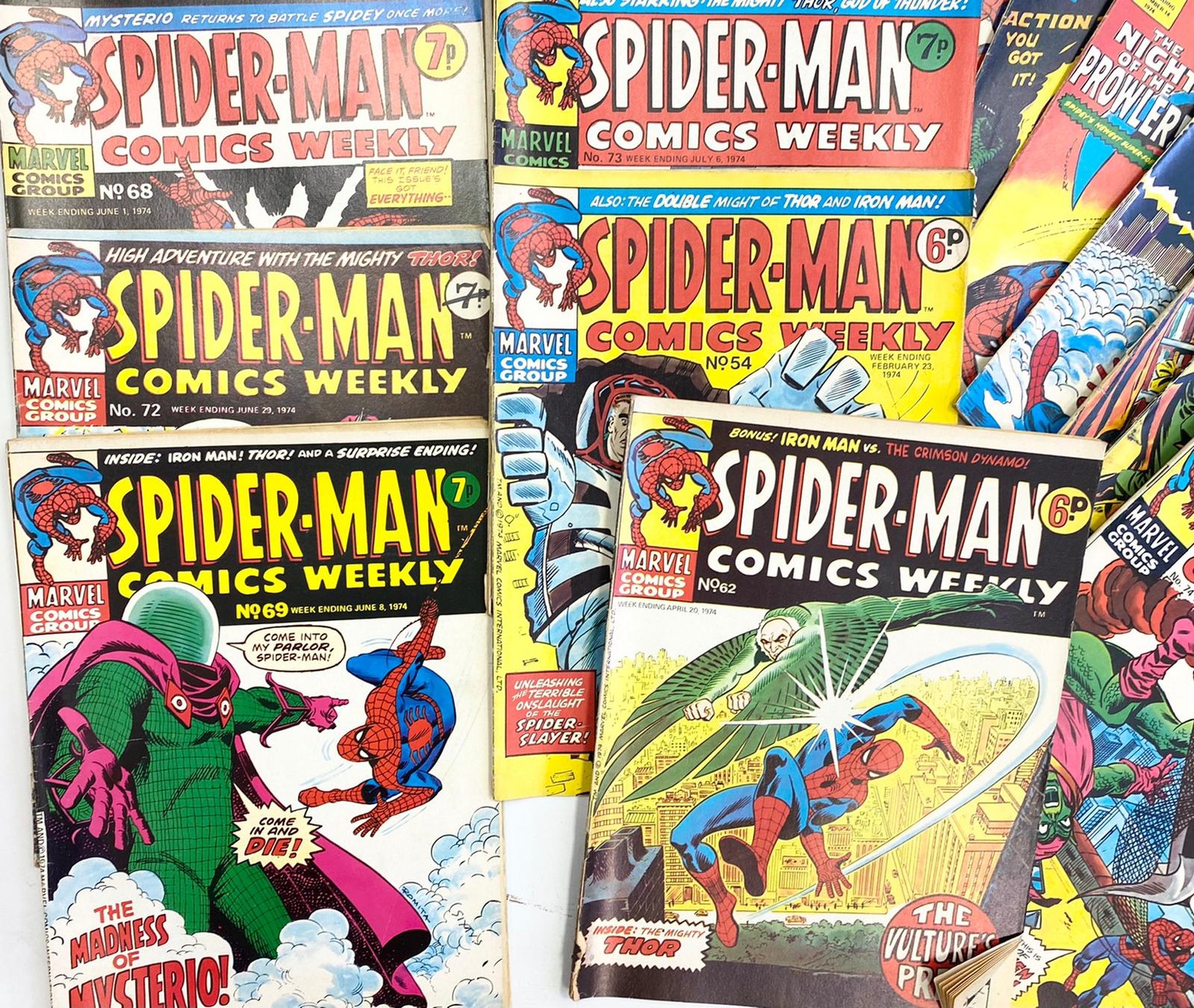 41 x Marvel comics. Spider-Man Comics Weekly. Dating from 1974 - 1975 - Image 7 of 7
