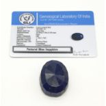 165ct Large size blue sapphire gemstone