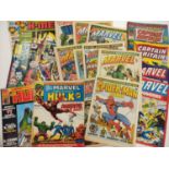 20 editions of mixed Vintage Marvel Comics.