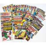 41 x Marvel comics. Spider-Man Comics Weekly. Dating from 1974 - 1975