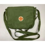 Vietnam War Era. N.V.A Vietcong Medical Bag in Rainy Season Green.