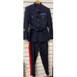 Mercian Regiment Company Sergeant Major?s No 1 Dress with 2 pairs of trousers.
