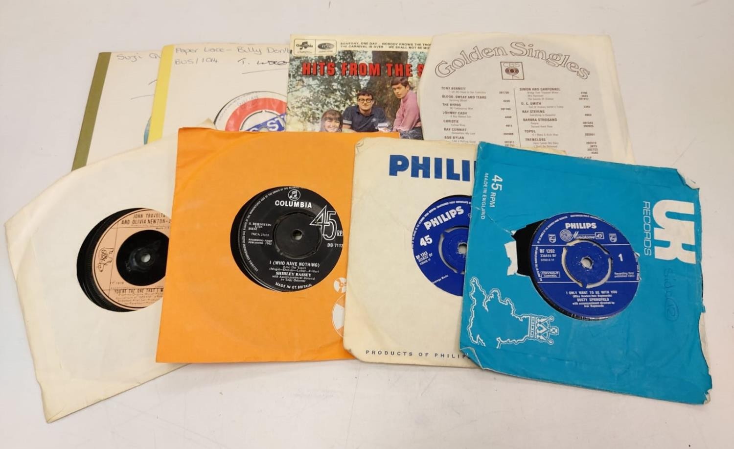 100 vintage 45's including the classics such as '' I only wanna be with you'' by Dusty Springfield & - Image 2 of 3