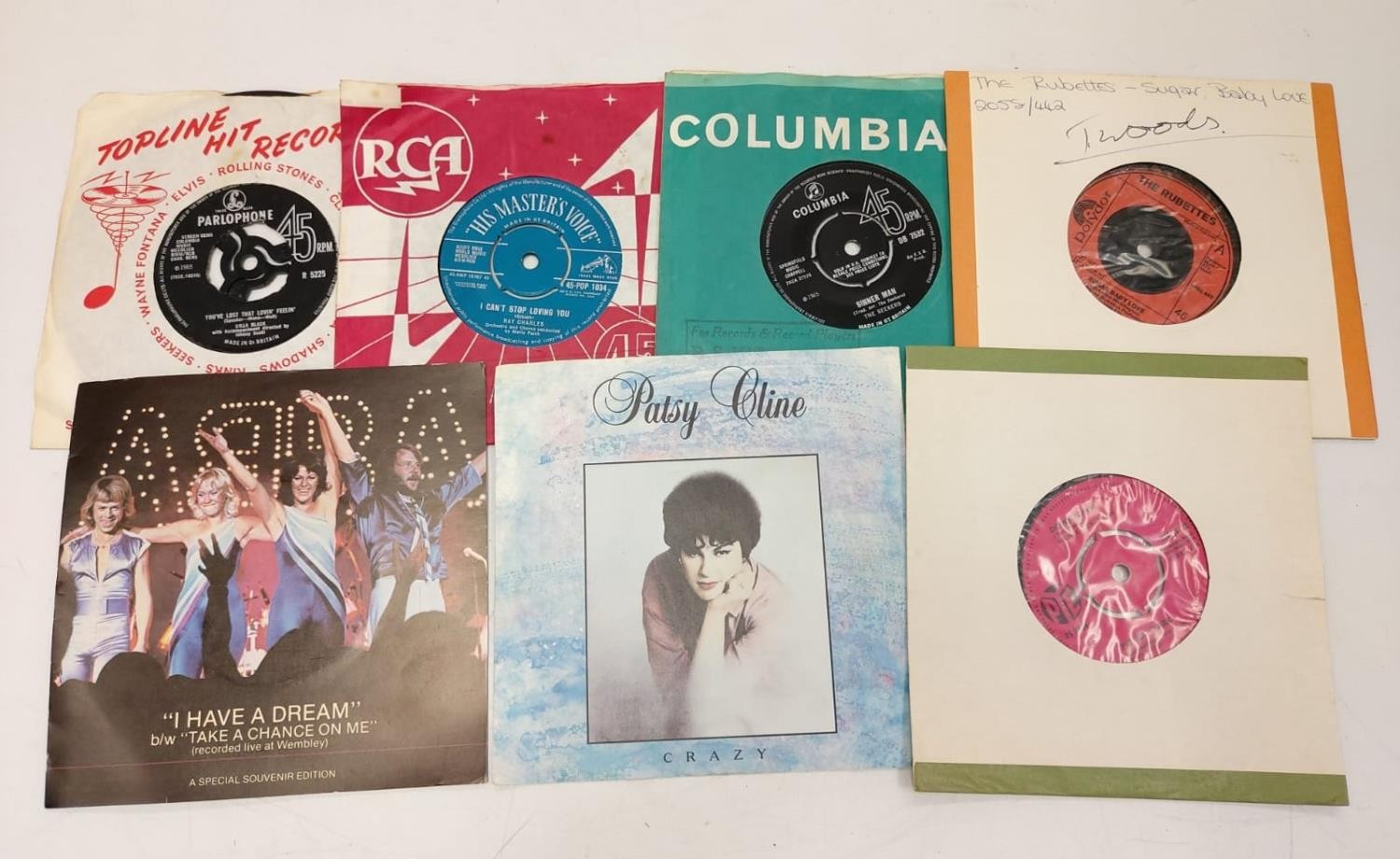 100 vintage 45's including the classics such as '' I only wanna be with you'' by Dusty Springfield & - Image 3 of 3