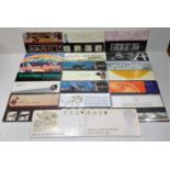 A selection of British postage stamps from 1969 - 1996 (20 folders).