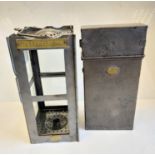 1916 Dated British Folding Bunker Lantern and Case.