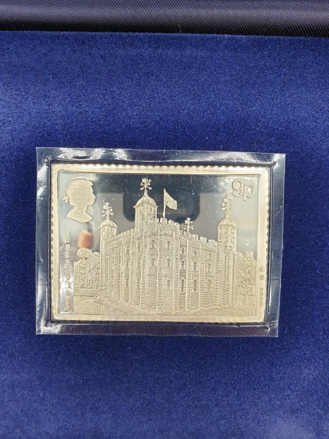 DANBURY MINT 900TH ANNIVERSARY TOWER OF LONDON stamp collection to include SILVER stamp ingot, - Image 5 of 10