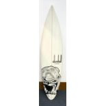 A luxurious iconic surf board by Dunhill used by Jed Noll, Pukas and other famous surfers in