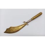 WW1 Trench Art Letter Opener 'Nieuport'