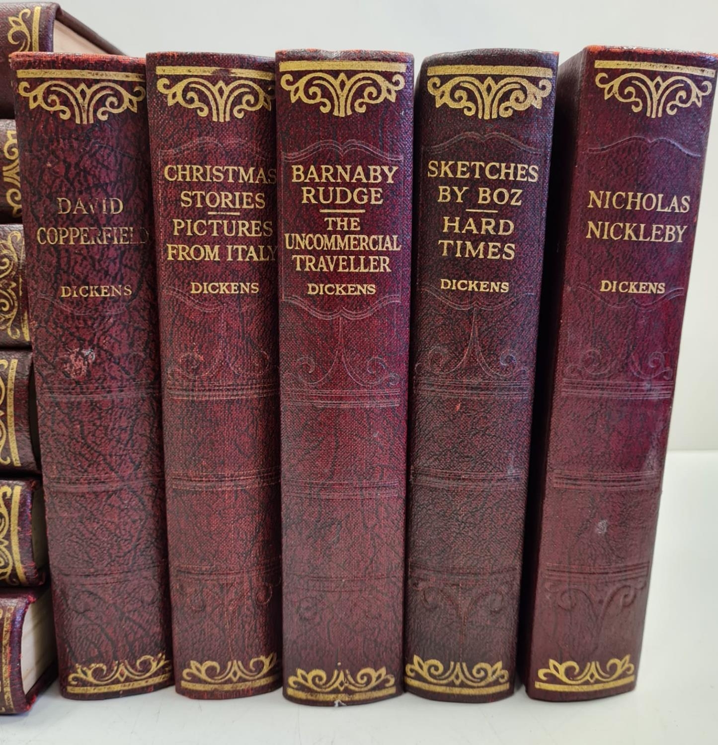 A completed work of Charles Dickens (16 volumes) illustrated by Phiz circa 1900s - Image 3 of 5