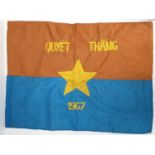 Vietcong Victory Flag. Operation 'Quyet Thang 1967'