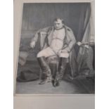1850 F&G engraving of Napoleon. (Print by Paul Delaroche ? London published April 1st 1850, by