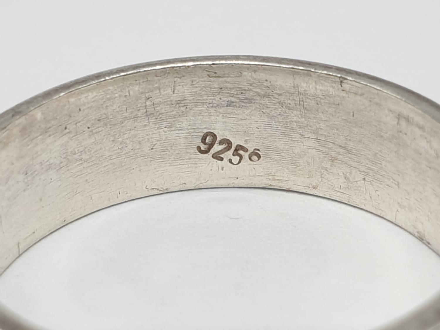 3 silver rings. 19.3g in weight - Image 11 of 13