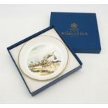 Vintage Royal Worcester bone china plate of Southern Pier, 11cm diameter