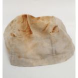 WW2 German Helmet Snow Cover as used on the Eastern Front.