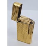 Vintage Dunhill gold plated lighter. Model Dunhill 70.