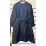 Vintage Norman Hartnell ladies black dress. Size Small (UK 8/10). Fully lined. Good condition for