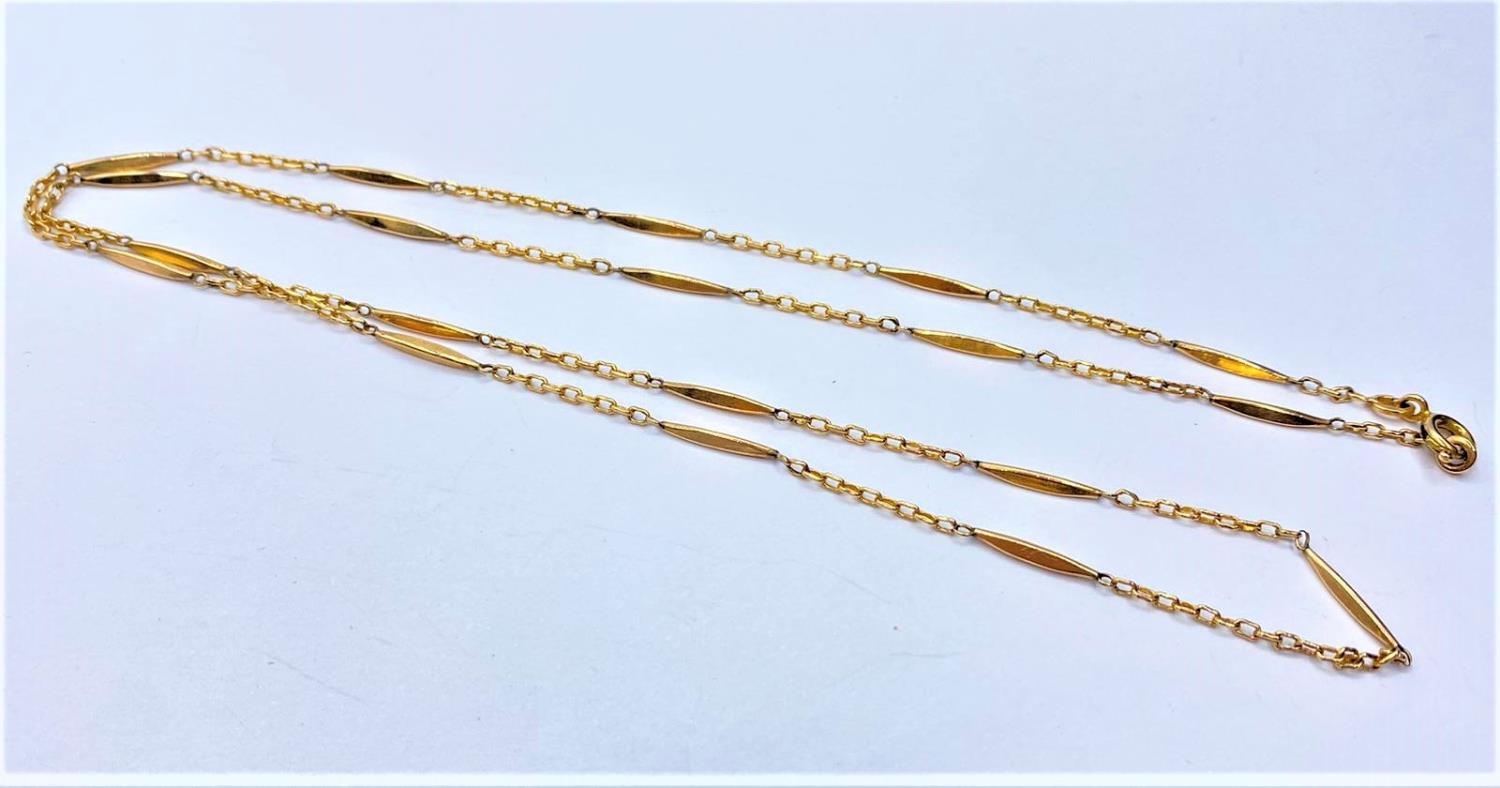 9ct Rose Gold CHAIN. 5.9g 62cm