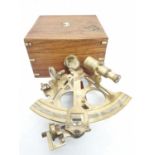 A naval navigation instrument made by Stanley of London. Comes in original box. 20cm x 25cm.