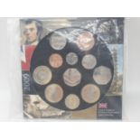 Royal Mint 2009, brilliant uncirculated 11 coin collection (Kew Gardens 50p piece)