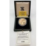 1991 FALKLANDS ISLAND £5 GOLD PROOF ROYAL WEDDING 10TH ANNIVERSARY, 22ct GOLD WEIGHT 39.94g, IN