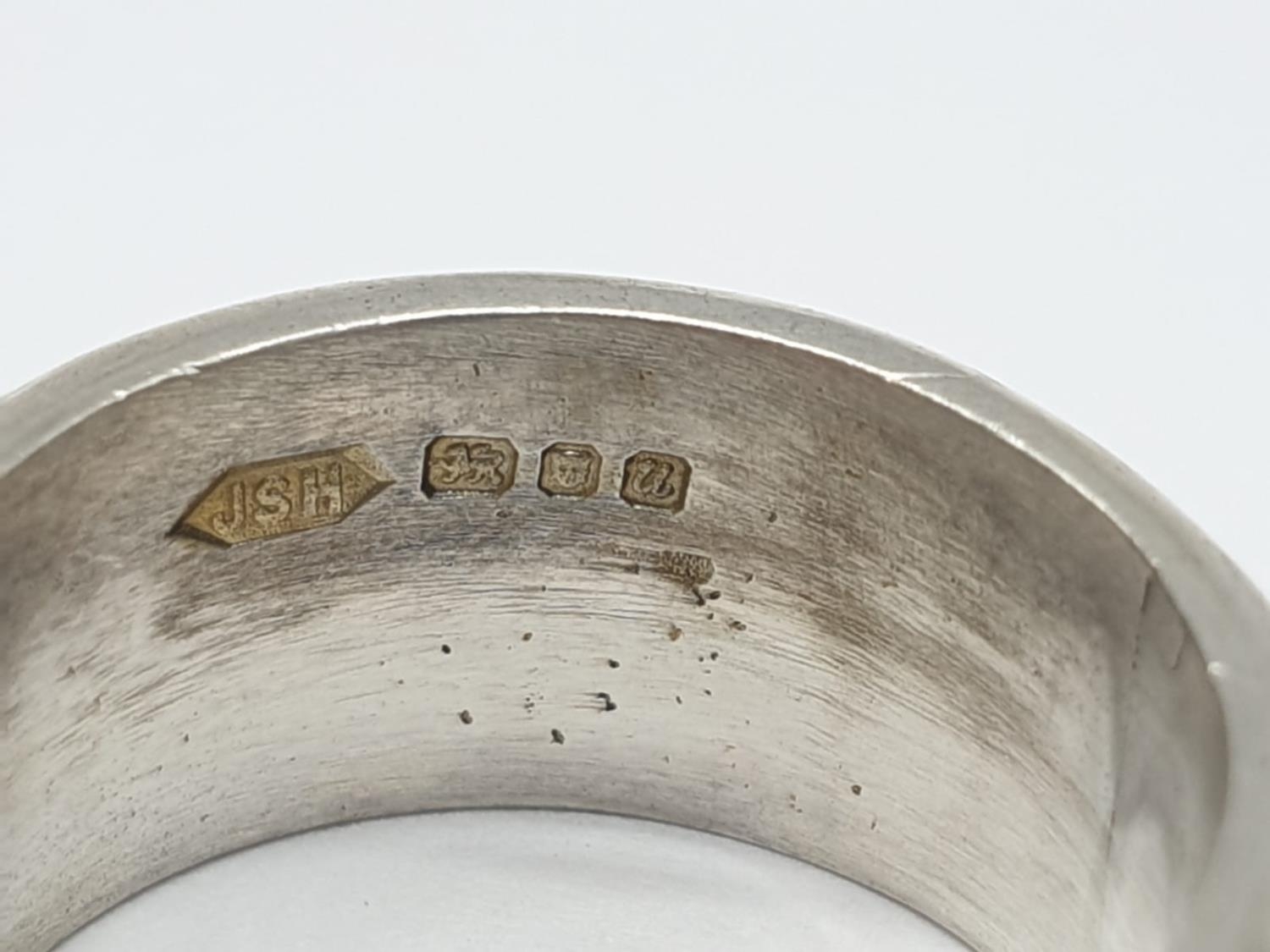 3 silver rings. 19.3g in weight - Image 8 of 13