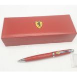 For the man who wants to write faster! A genuine FERRARI pen in original box, complete with booklet,