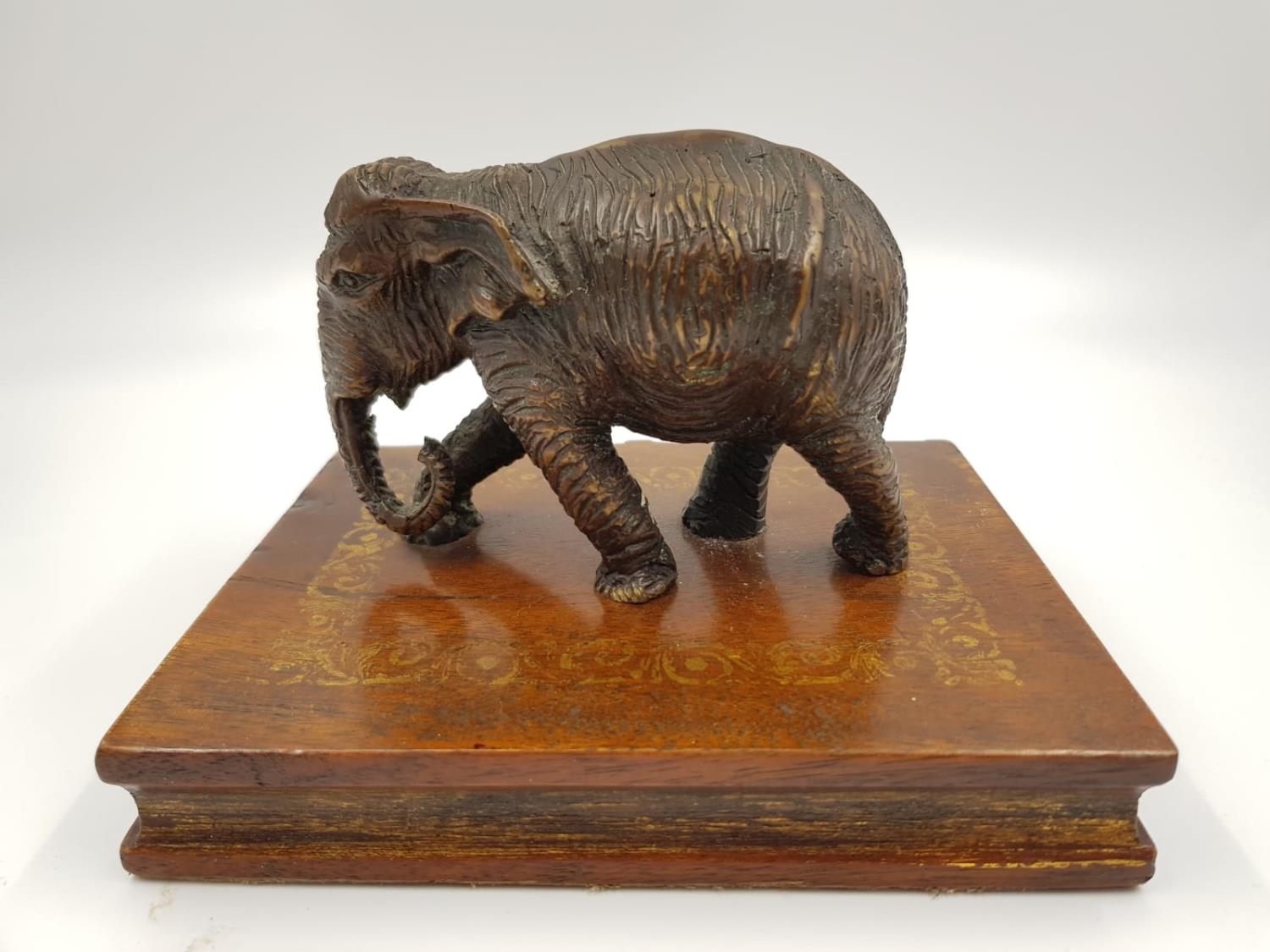 3 Vintage elephant figurines. 1 ceramic, made in France by Sevres, the other two are brass; one of - Image 2 of 11