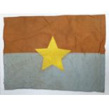 Vietnam War Era Vietcong Flag. 75 x 55 cm.