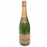 A bottle of vintage Freville Champagne.