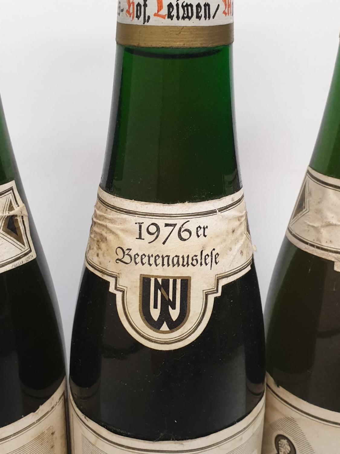 Three half bottles of 1976 Beerenauslese. Due to a extremely hot summer 1976 was an exceptional year - Image 2 of 8